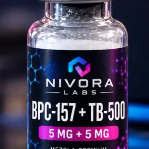 Frasco ilustrativo de Nivora Labs