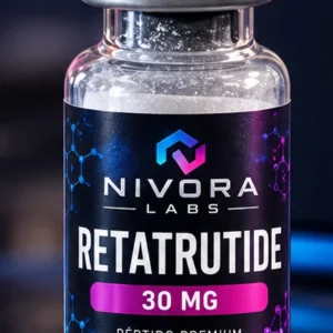 Frasco ilustrativo de Nivora Labs