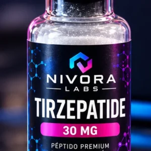 Frasco ilustrativo de Nivora Labs